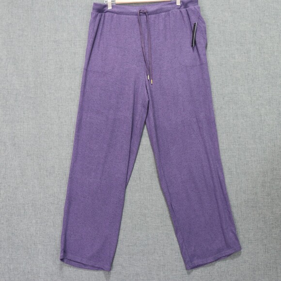 Donna Karan Other - Donna Karan Sleepwear Lounge Pants Womens 2X Purple Drawstring Long New